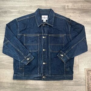Anchor Blue Men's Dark Denim Jacket
